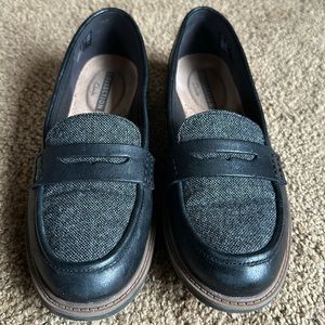 Clarks Raisie Eletta Tweed Penny Loafer Women’s Size 6.5